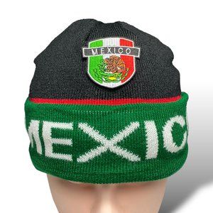 Mexico Winter Beanie Hat - Black